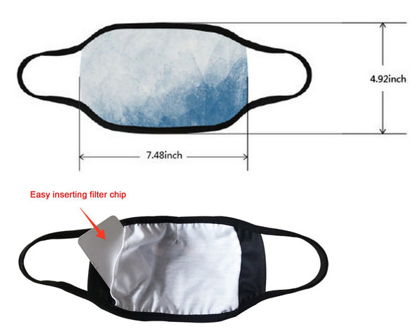 All Black Face Mask