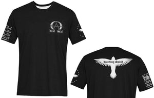 AΩ Alpha Omega Fearless Flag Unisex All-Over Crew Neck Tee