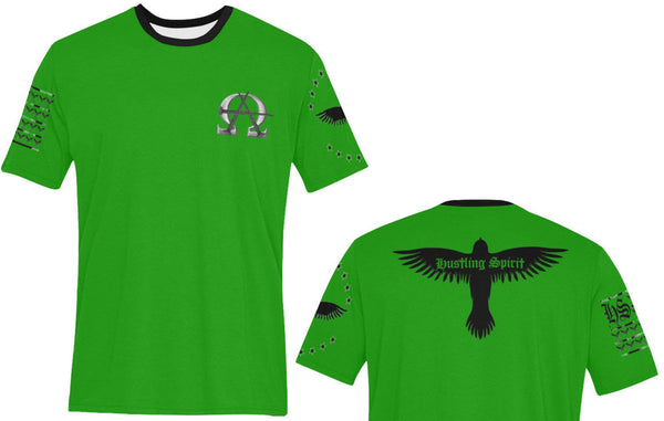 AΩ Alpha Omega Fearless Flag Unisex All-Over Crew Neck Tee