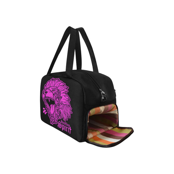 Fearless Lion Hot Pink Gym-Travel Bag