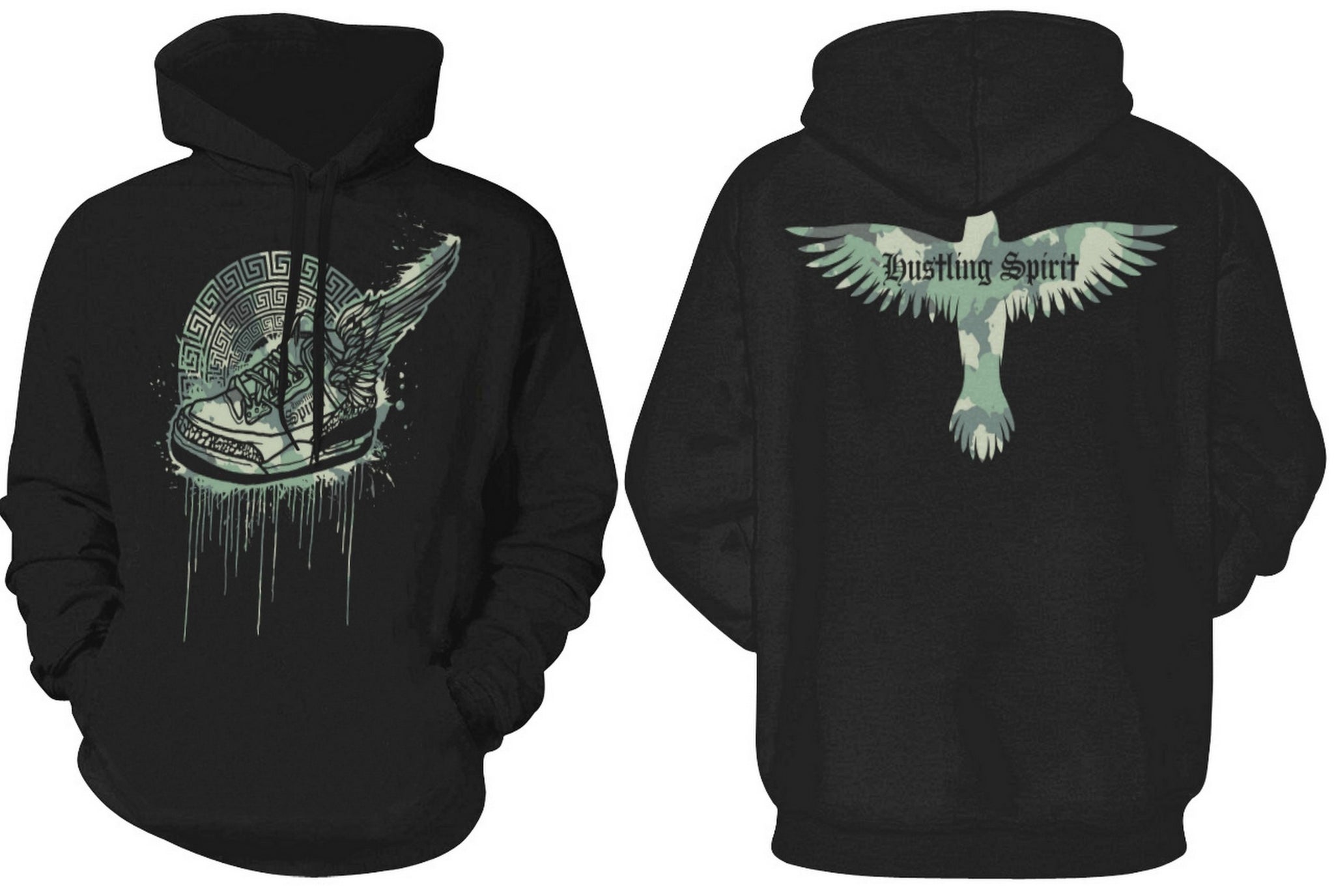 Footsteps Camo Hoodie