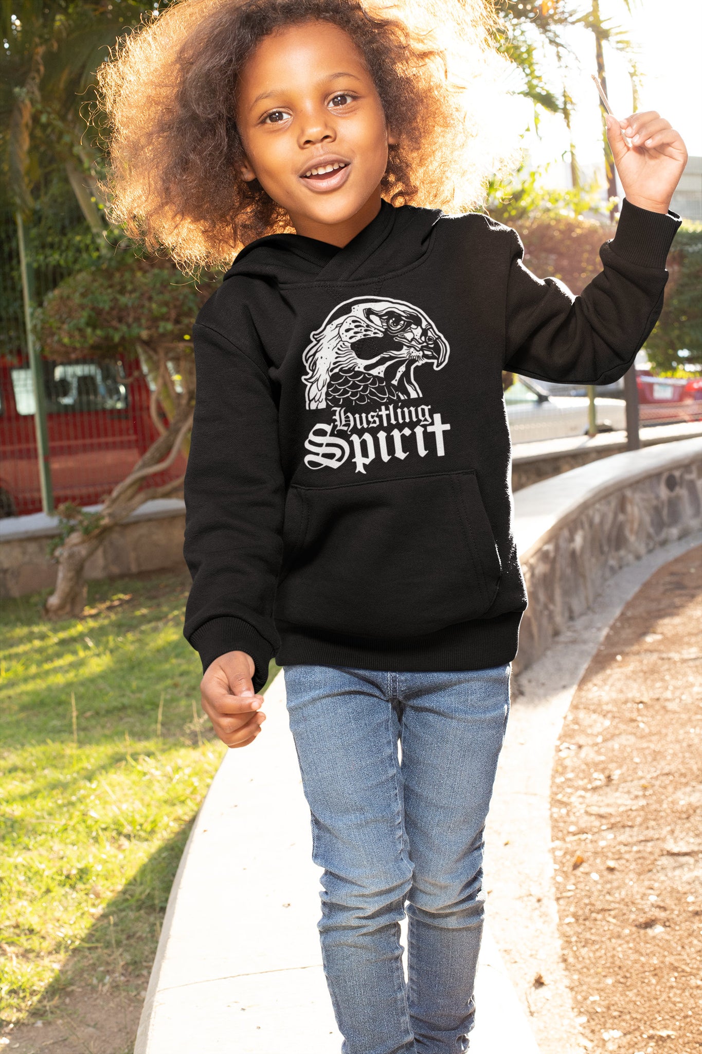 Raven Unisex Kid Hoodie