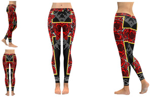 Rose Cross Leggings