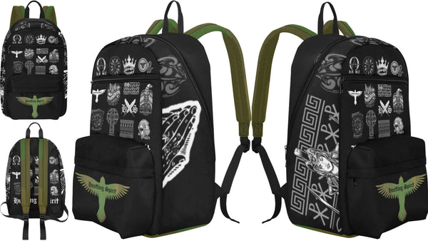 Hustling Spirit Multi Designs Limited Edition Large Capacity Travel Backpack
