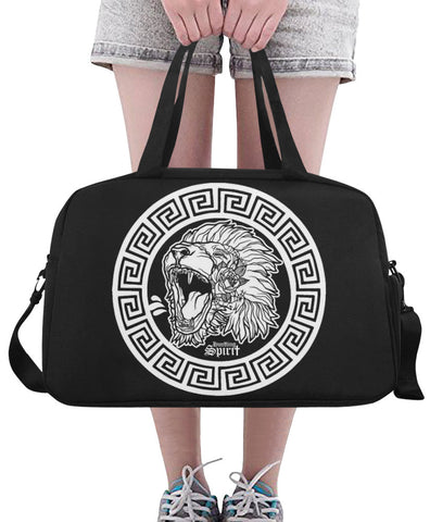 Fearless Lion Circle BW Gym-Travel Bag