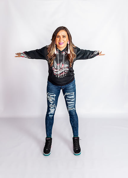 Pink Sparrow Hoodie