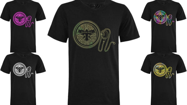 Compass V-Neck Unisex Adult T-Shirt
