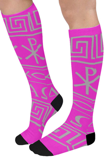 AΩ Female Knee High Socks (Qty1)