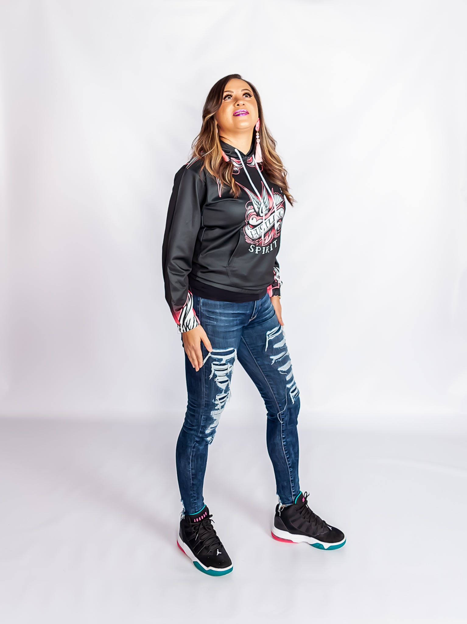 Pink Sparrow Hoodie