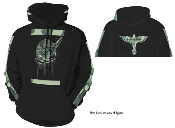 Footsteps Camo Stripe Hoodie