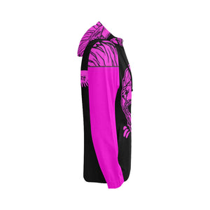 Fearless Lion Hot Pink Zip Up Hoody