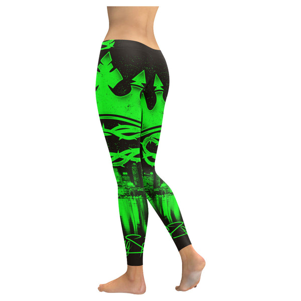 Crown HL Green Low Rise Leggings