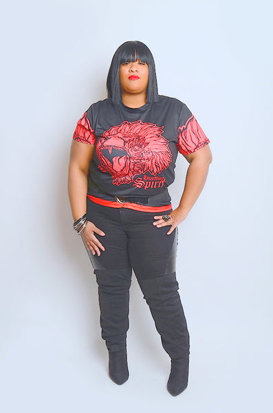 Fearless Lion Red Mesh Jersey (unisex)