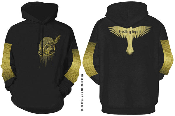 Footsteps Gold Column Hoodie