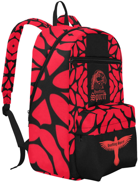 Raven Red Symphony Large Capacity Travel Backpack