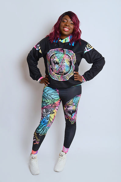 Fearless Lion Multi Colors Leggings