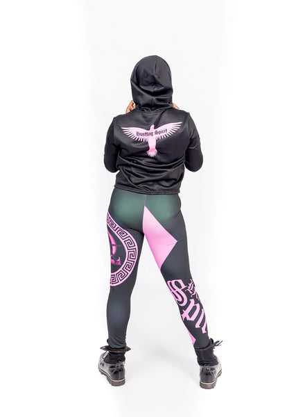 Alpha Omega Crop Top Hoodie