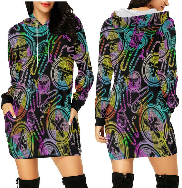 Compass Hoodie Mini Dress