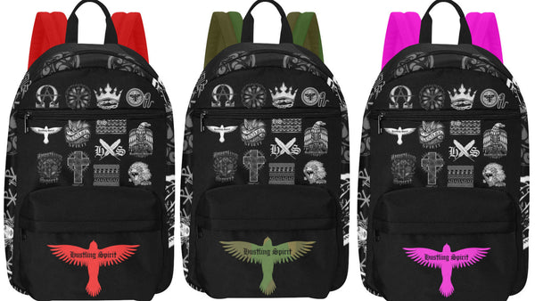 Hustling Spirit Multi Designs Limited Edition Large Capacity Travel Backpack