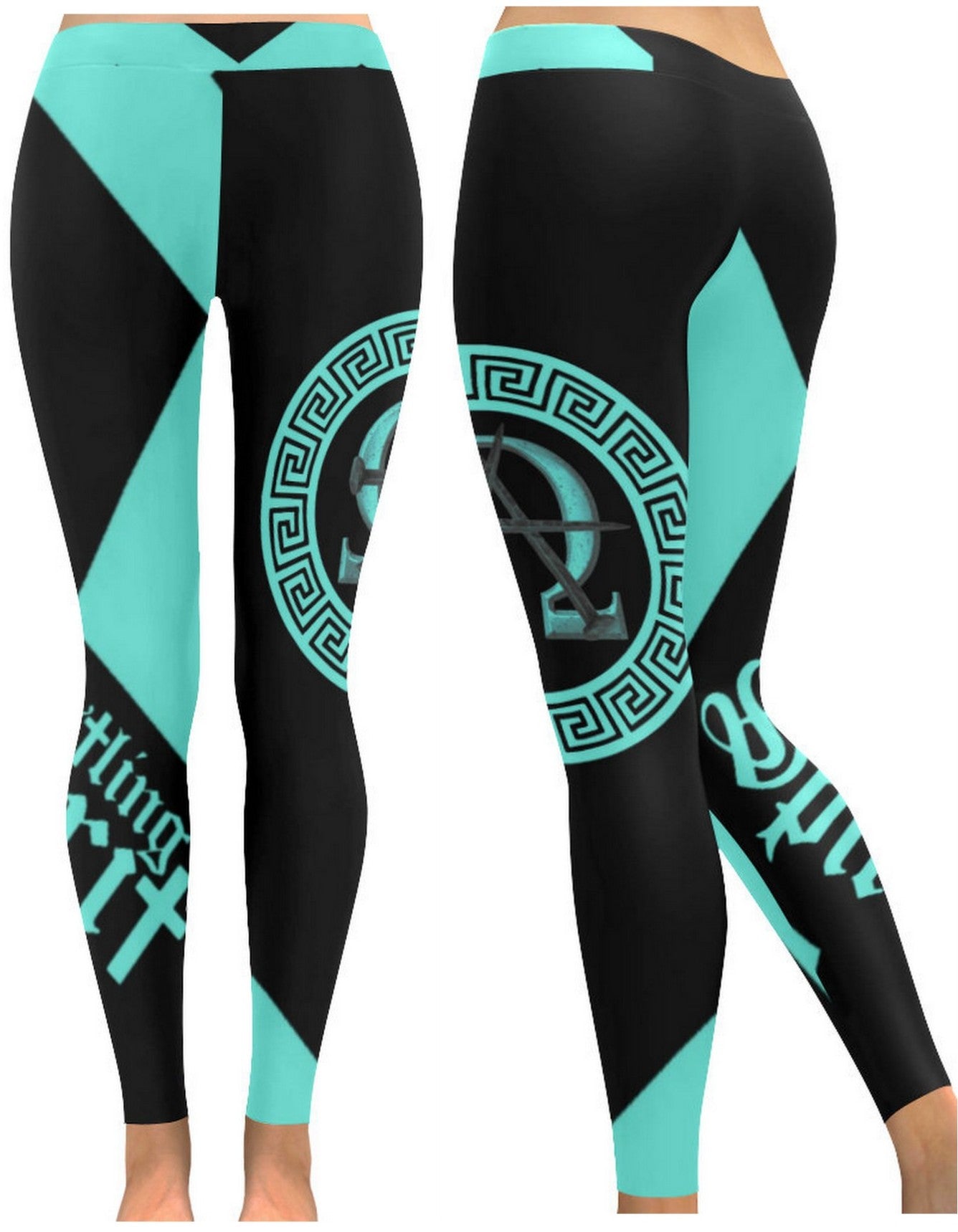 AΩ Leggings Turquoise