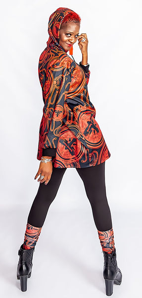 Compass Hoodie Mini Dress