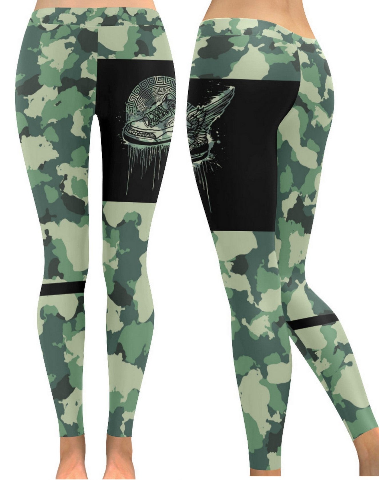 Footsteps Camo Leggings