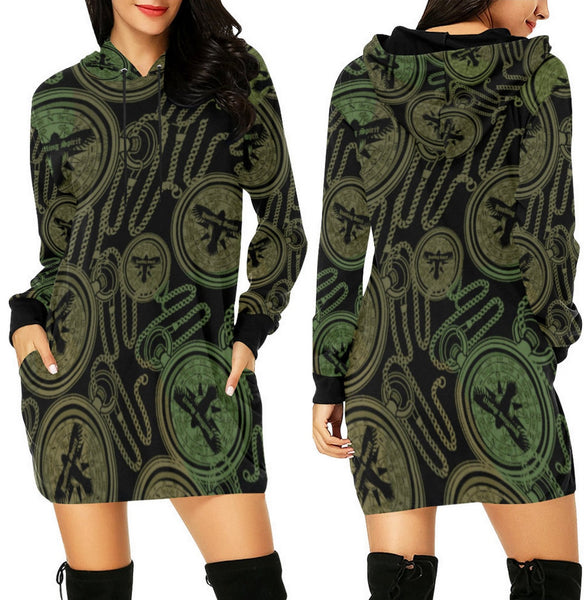 Compass Hoodie Mini Dress