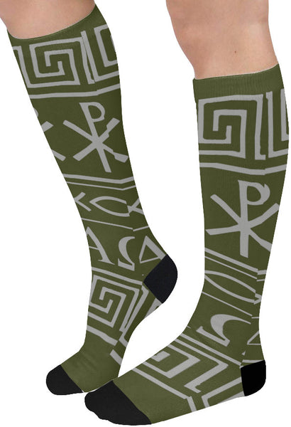 AΩ Female Knee High Socks (Qty1)