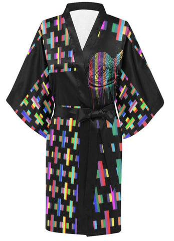 Footsteps Kimono Robe