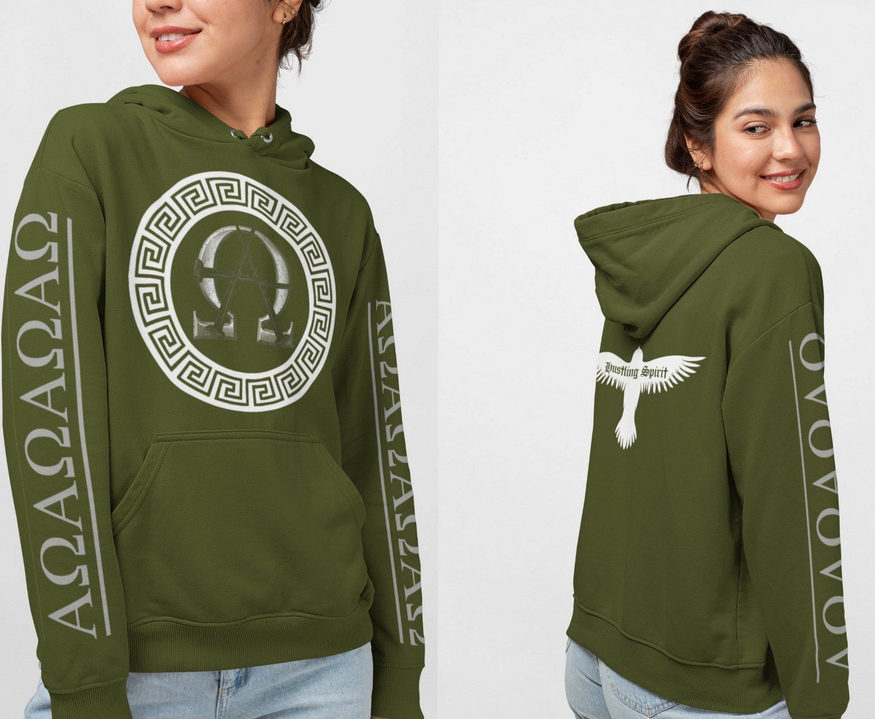 AΩ Alpha Omega Colors Hoodie