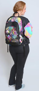 Fearless Lion Multi Color Fabric Backpack