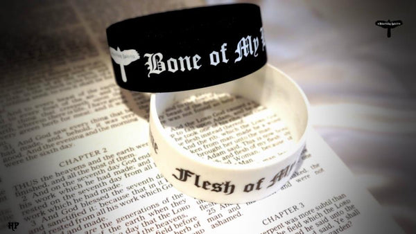 "Bone of My Bone & Flesh of My Flesh" Unity Bands  (Qty: 2/per order)