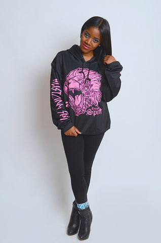 Fearless Lion Hot Pink Hoodie