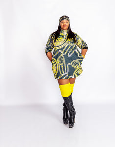Compass Hoodie Mini Dress
