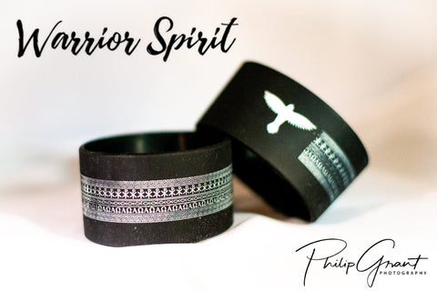 Warrior Spirit 1.5-inch Silicone Wristband (*Debossed ) (Qty: 1/per order)