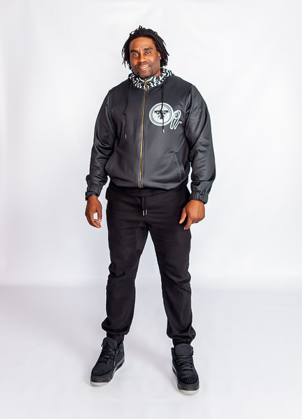 Compass Zip Up Hoody Elephant Print