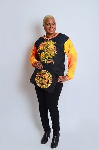 Fearless Lion Gold Sweatshirt
