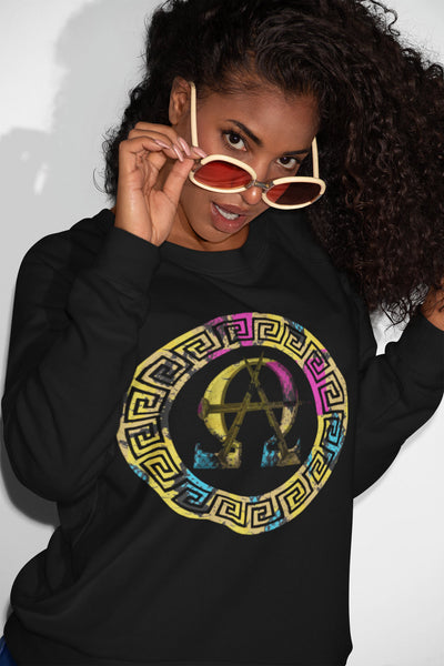 Alpha Omega Sweatshirt Snake Skin
