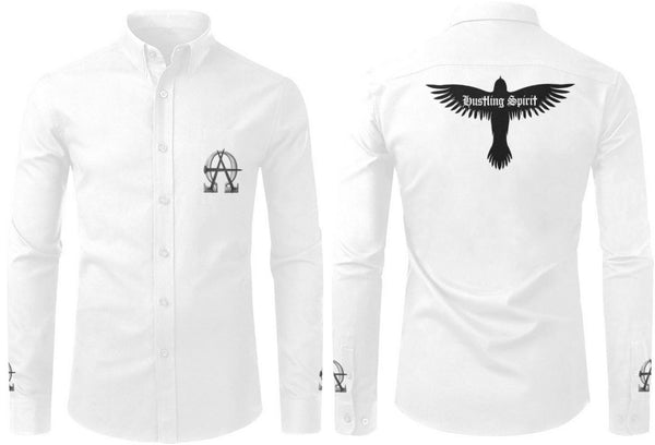 AΩ Long Sleeve Button-Up