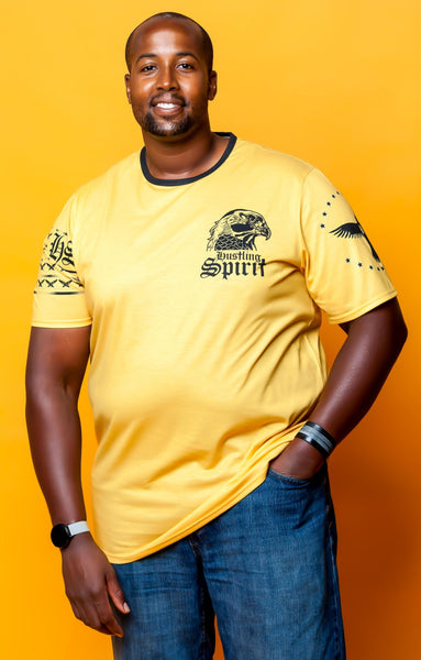 Raven X Fearless Flag Unisex Crew Neck Tee Yellow