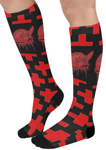 Footsteps Cross Knee High Socks (Qty 1)