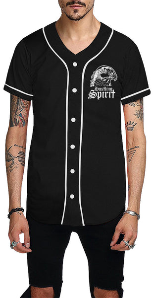 Raven Unisex Baseball Jersey