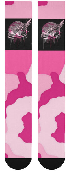 Footsteps Pink Cotton Candy Knee High Socks (Qty 1)