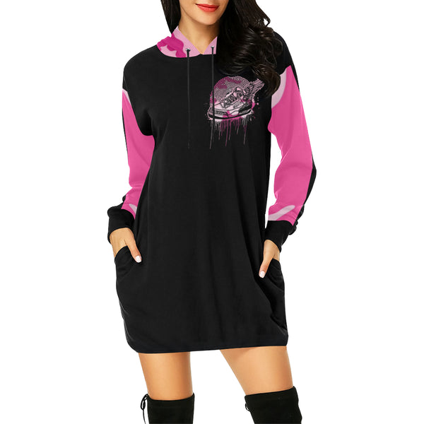 Footsteps Pink Cotton Candy Hoody Dress