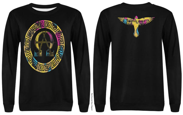 Alpha Omega Sweatshirt Snake Skin