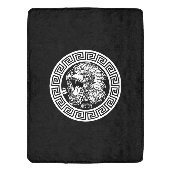 Fearless Lion Plush Blanket