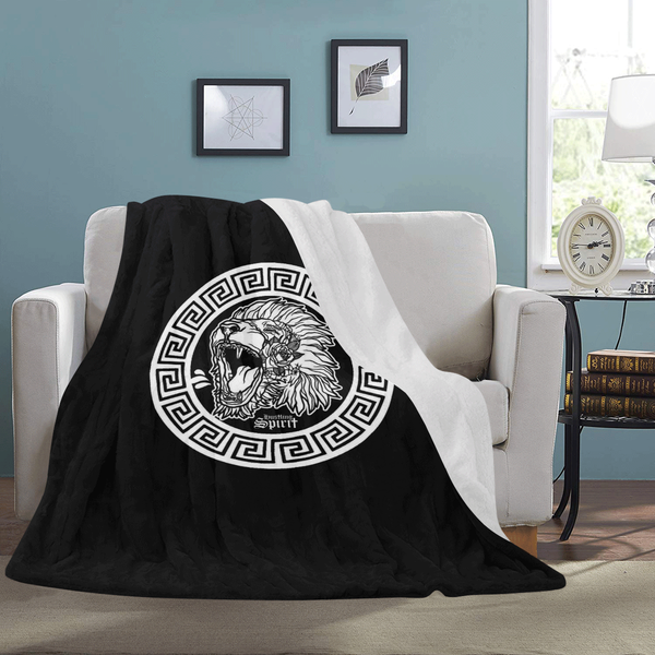 Fearless Lion Plush Blanket