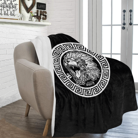 Fearless Lion Plush Blanket