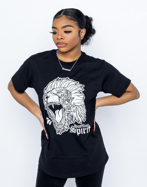 Fearless Lion Vintage Graphic Unisex T-Shirt (S-5XL)