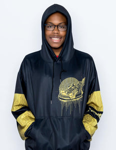 Footsteps Gold Column Hoodie
